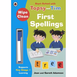 ISBN Wipe-Clean First Spellings: Start School with Topsy and Tim, English, 16 pages