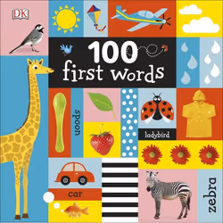 ISBN 100 First Words, Educational, English, Hardcover, 16 pages