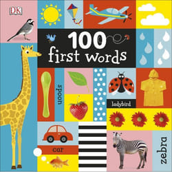 ISBN 100 First Words book Educational English Hardcover 16 pages