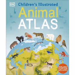 ISBN Children's Illustrated Animal Atlas, Children & teenagers, English, Hardcover, 96 pages
