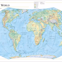 ISBN Student World Atlas book Children & teenagers English Paperback 176 pages