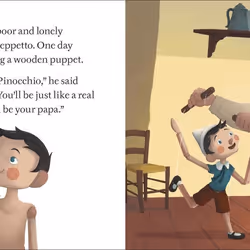ISBN Pinocchio book Educational English Paperback 32 pages