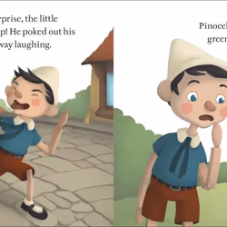 ISBN Pinocchio book Educational English Paperback 32 pages