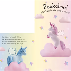 ISBN Pop-Up Peekaboo! Unicorn book Educational English Hardcover 12 pages