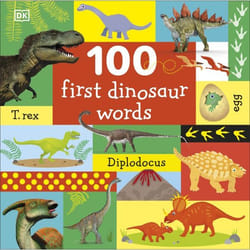 ISBN 100 First Dinosaur Words book Educational English Hardcover 16 pages