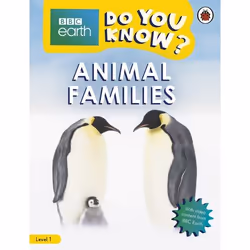 ISBN Do You Know? Level 1 – BBC Earth Animal Families, English, 32 pages