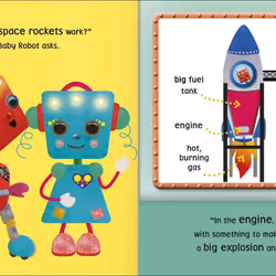 ISBN Baby Robot Explains... Rocket Science book Educational English Hardcover 12 pages