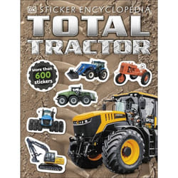 ISBN Total Tractor Sticker Encyclopedia book Educational English Paperback 72 pages