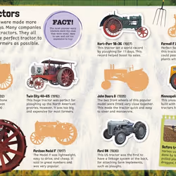 ISBN Total Tractor Sticker Encyclopedia book Educational English Paperback 72 pages