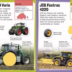 ISBN Total Tractor Sticker Encyclopedia book Educational English Paperback 72 pages