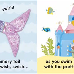 ISBN Baby Touch and Feel Mermaid book Educational English Hardcover 14 pages