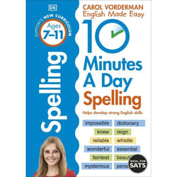 ISBN 10 Minutes a Day Spelling Ages 7-11 book Educational English Paperback 80 pages