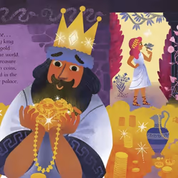 ISBN Once Upon A Time...there was a Greedy King book Educational English Hardcover 14 pages