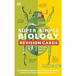 ISBN Super Simple Biology Revision Cards Key Stages 3 and 4, Children & teenagers, English, Paperback, 125 pages