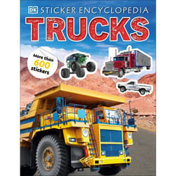 ISBN Sticker Encyclopedia Trucks book Children & teenagers English Paperback 72 pages