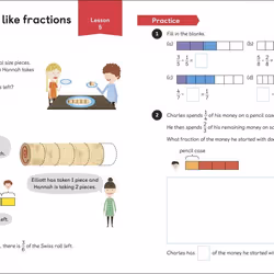 ISBN Maths — No Problem! Fractions, Ages 7-8 (Key Stage 2) book Children & teenagers English Paperback 48 pages