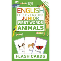 ISBN English for Everyone Junior First Words Animals Flash Cards book Children & teenagers Paperback 105 pages