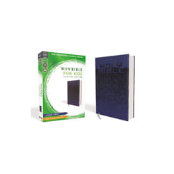 NIrV Bible for Kids Large Print Leathersoft Blue Comfort Print by Zondervan