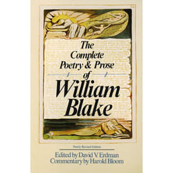 ISBN The Complete Poetry & Prose of William Blake