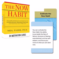 ISBN The Now Habit: 64 Motivation Cards, Neil Fiore, Cards, TarcherPerigee, 26/12/2013, Cards format, 1 pc(s)