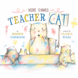 ISBN Here Comes Teacher Cat, English, Hardcover, 88 pages