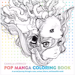 ISBN Pop Manga Coloring Book, Fiction, English, 80 pages