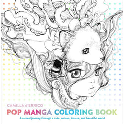 ISBN Pop Manga Coloring Book