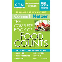 ISBN The Complete Book of Food Counts, 9th Edition