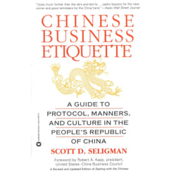 ISBN Chinese Business Etiquette book Business & finance English Paperback 304 pages