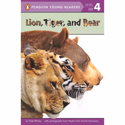ISBN Lion, Tiger, and Bear, English, Paperback, 48 pages