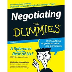 ISBN Negotiating For Dummies, 2nd Edition