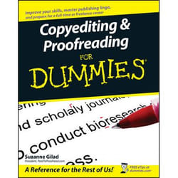 ISBN Copyediting and Proofreading For Dummies