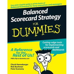 ISBN Balanced Scorecard Strategy For Dummies