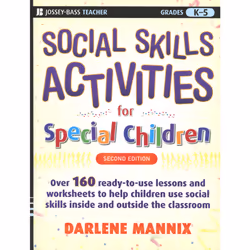 ISBN Social Skills Activities for Special Children 2nd ed., Darlene Mannix, Any gender, ACER Press