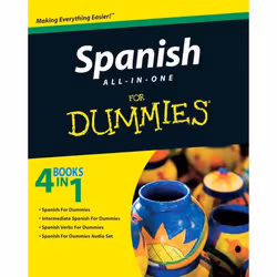 ISBN Spanish All-in-One For Dummies, English, Paperback, 696 pages