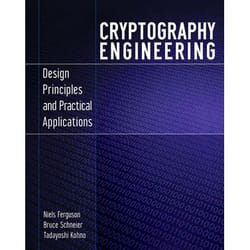 Wiley Cryptography Engineering: Design Principles and Practical Applications software manual 384 pages