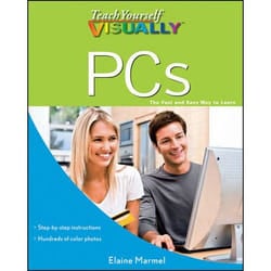 Wiley Teach Yourself VISUALLY PCs book 352 pages