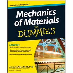 ISBN Mechanics of Materials For Dummies, English, Paperback, 384 pages