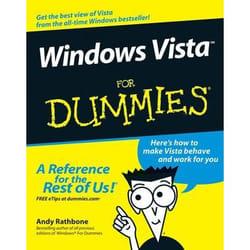 Wiley Windows Vista For Dummies software manual 432 pages