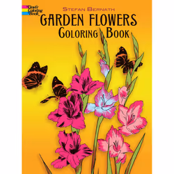 Dover Publications Garden Flowers, 48 pages, Boy/Girl, Coloring book/album