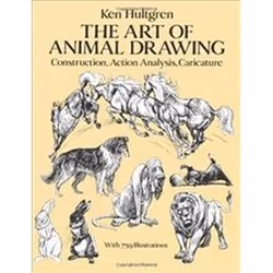 ISBN Art of Animal Drawing : Construction, Action, Analysis, Caricature, English, 134 pages