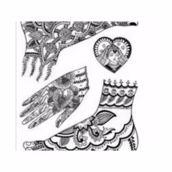 ISBN Mehndi Designs : Traditional Henna Body Art, Art & design, English, Paperback, 32 pages
