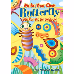 Dover Publications Make Your Own Butterfly Sticker Activity Book, 72 pc(s), 4 yr(s), Multicolour