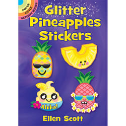 Dover Publications Glitter Pineapples Stickers