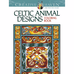Dover Publications Creative Haven Celtic Animal Designs Coloring Book, Children's coloring book