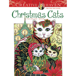 Dover Publications Creative Haven Christmas Cats Coloring Book