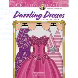 Dover Publications Creative Haven Dazzling Dresses Coloring book/album