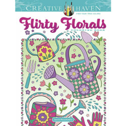 Dover Publications Creative Haven Flirty Florals Coloring Book Coloring book/album