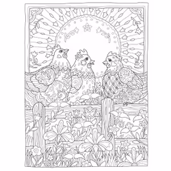 Dover Publications Creative Haven Farm Sweet Farm Coloring Book Coloring book/album