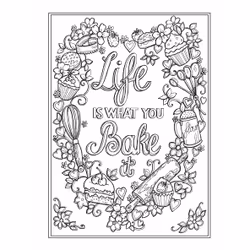 Dover Publications Creative Haven Country Kitchen Charm Coloring Book Coloring book/album